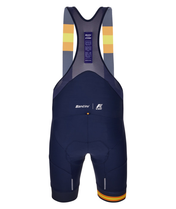 Cuissard à bretelles à pois du Tour de France 2024 par Santini Cuissard à bretelles à pois du Tour de France 2024 par Santini
