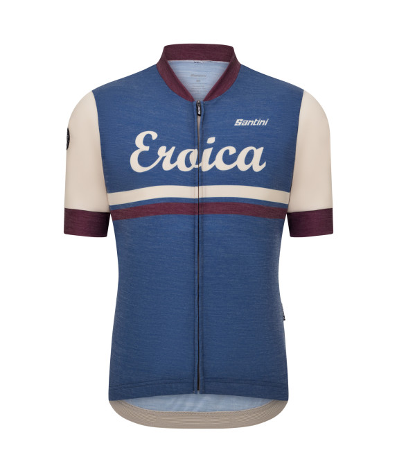 Eroica Maillot Vintage Années 70 Camp. Route 50% Laine